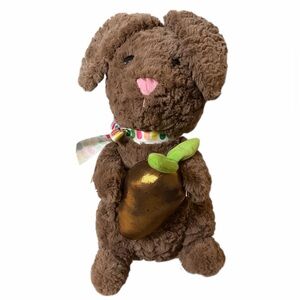 Animal Adventure Bunny Plush 2018 Chocolate Brown Easter Rabbit Stuffed Animal